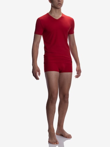 Maillot de corps ' V-Neck RED 2059 ' Olaf Benz en rouge