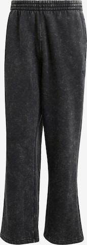 juoda ADIDAS ORIGINALS Laisvas Kelnės: priekis