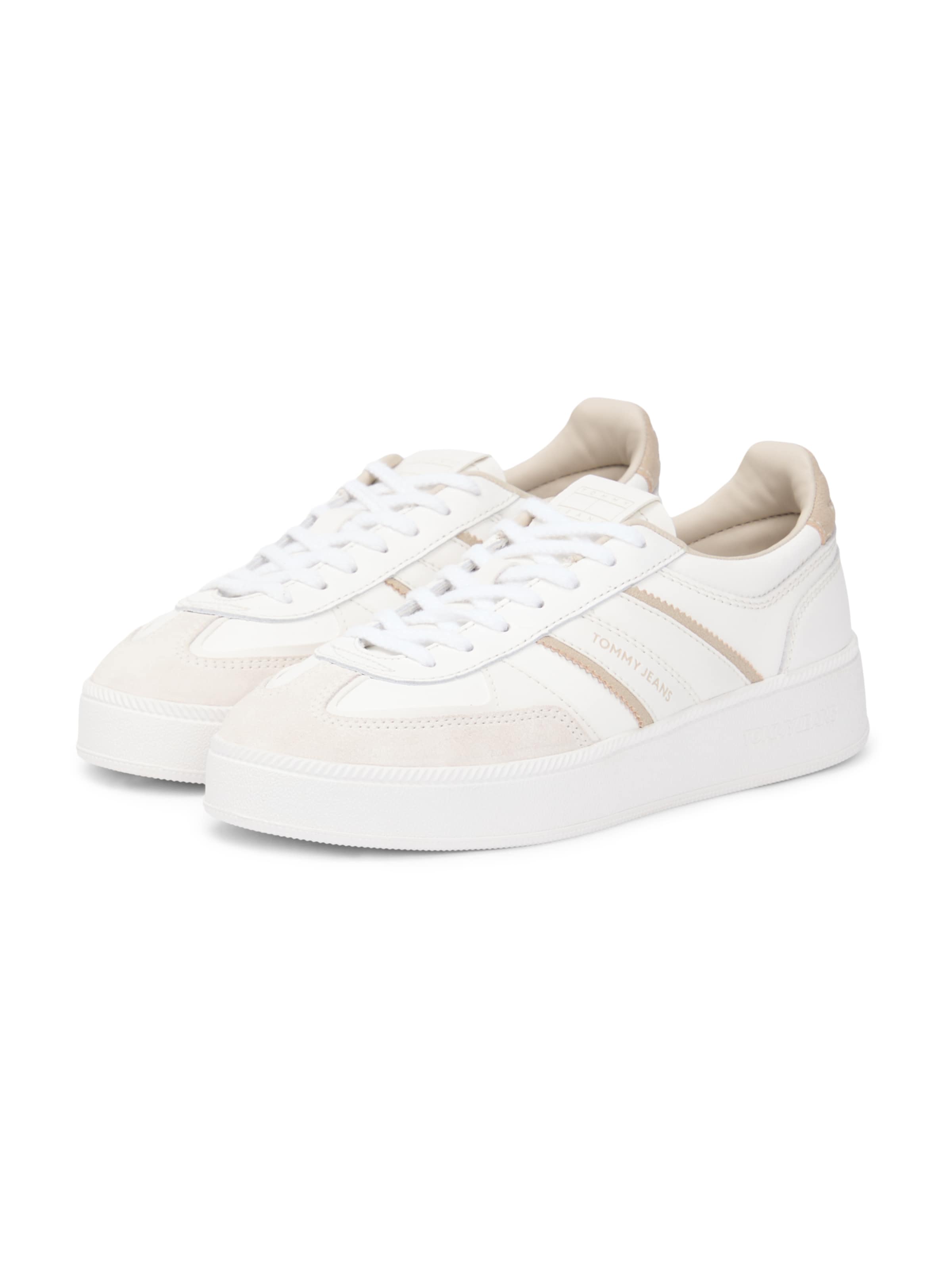 Tommy Jeans Låg sneaker 'The Greenwich Edge' i beige