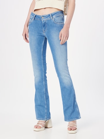Evazați Jeans 'NEW PIMLICO' de la Pepe Jeans pe albastru: față