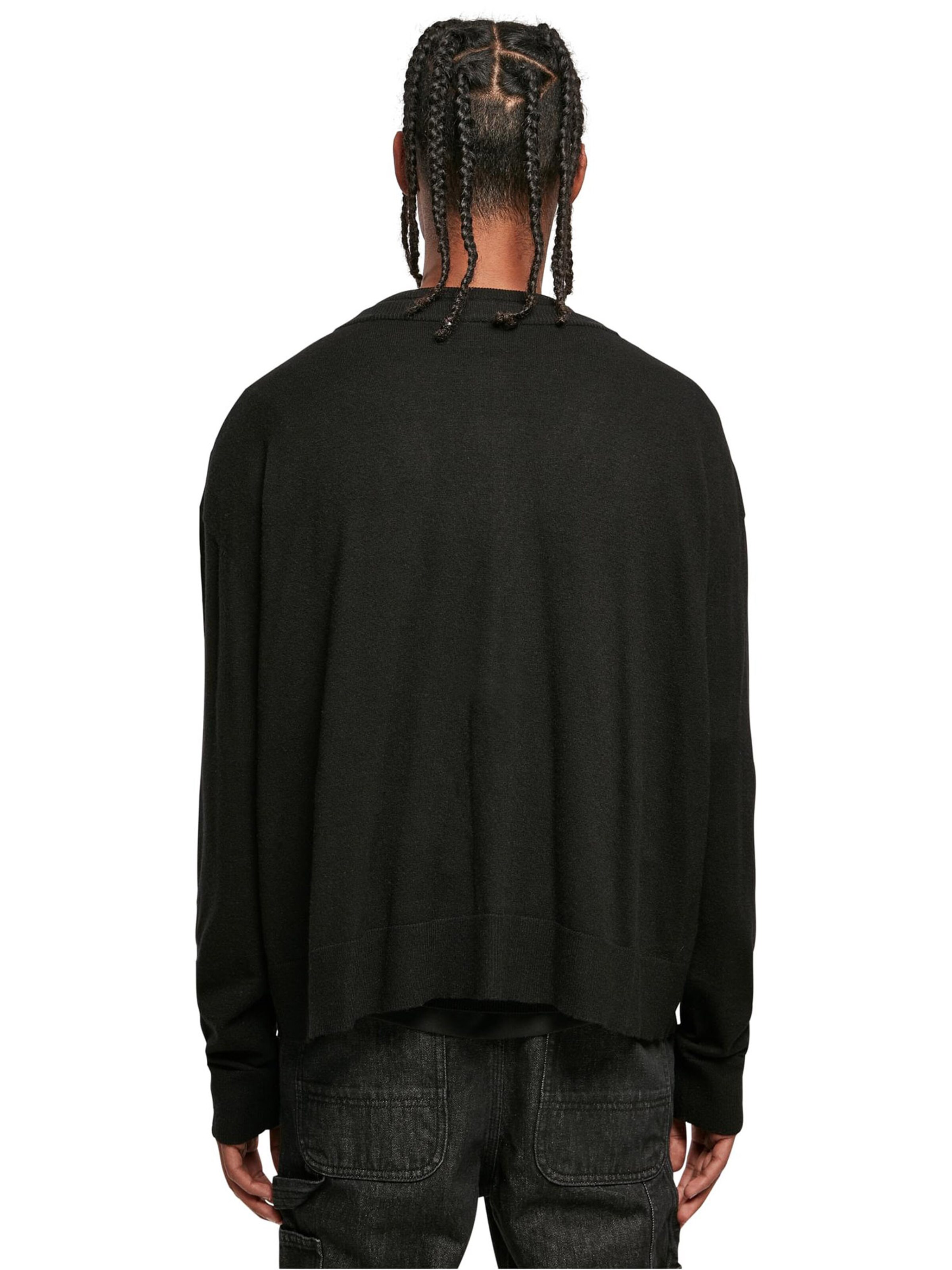 Geacă tricotată de la Urban Classics pe negru