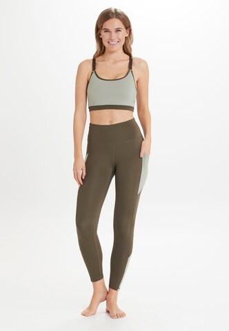 Athlecia Skinny Sporthose 'Sasha' in Grün