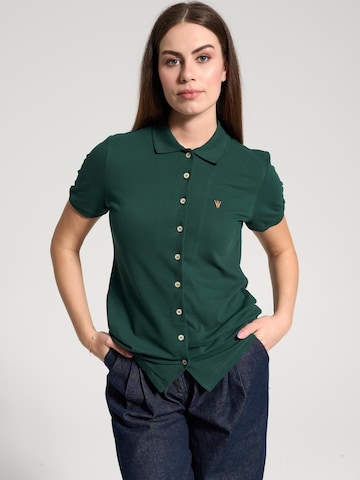 NOWIHT Bluse 'Eugenie'‌‌‌‌ in Grün