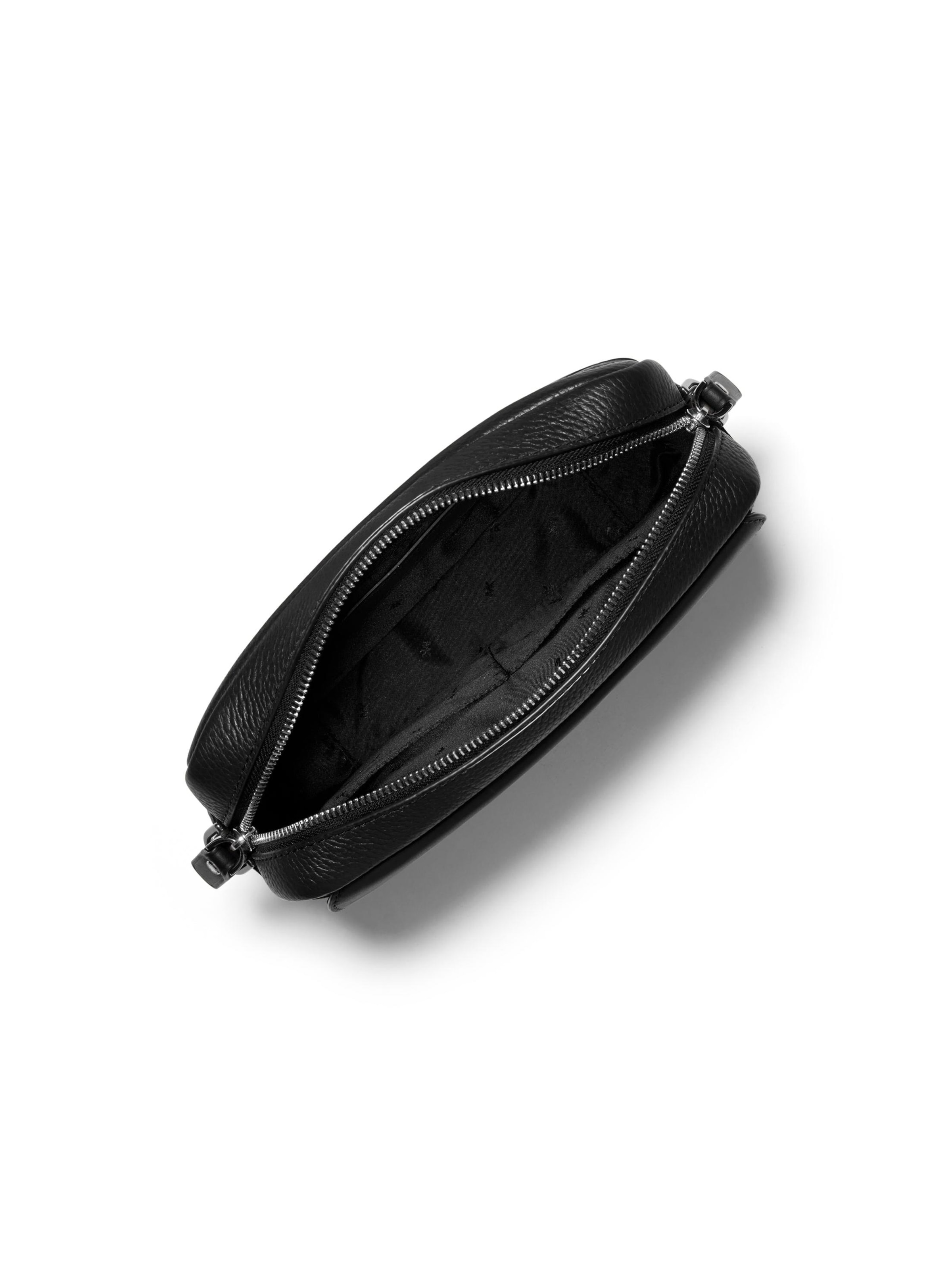 Sac à bandoulière 'Michael Kors Sac à bandoulière Homme Hudson en cuir grainé Noir' MICHAEL Michael Kors en noir