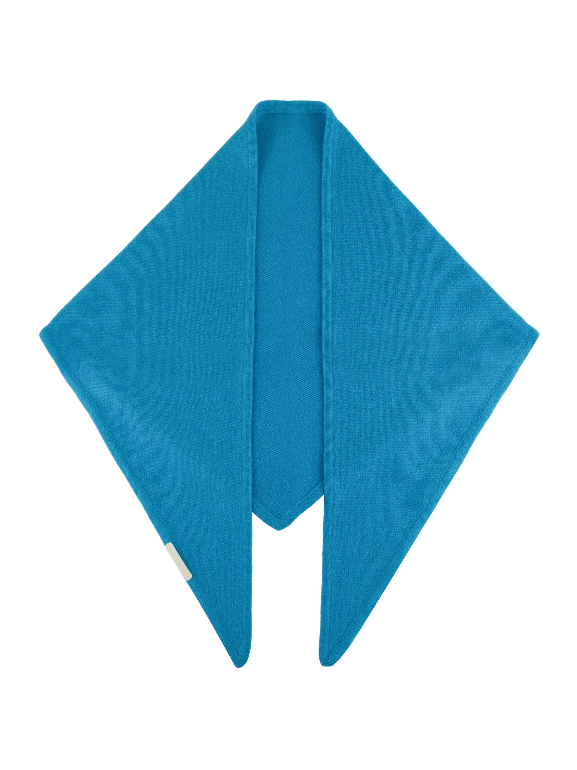 Écharpe SILK & CASHMERE en bleu : devant