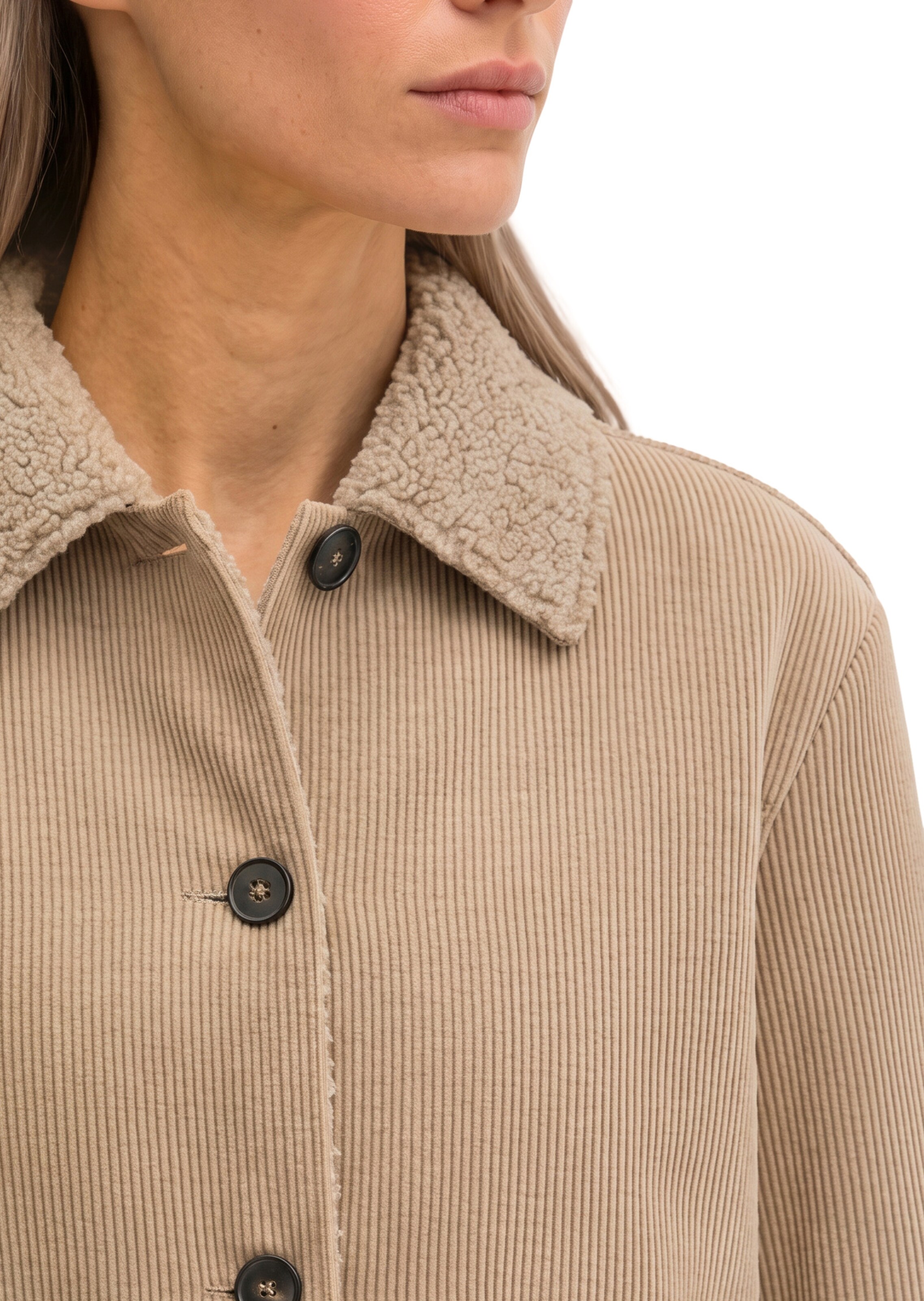Marc O'Polo Tussenjas in Beige: voorkant