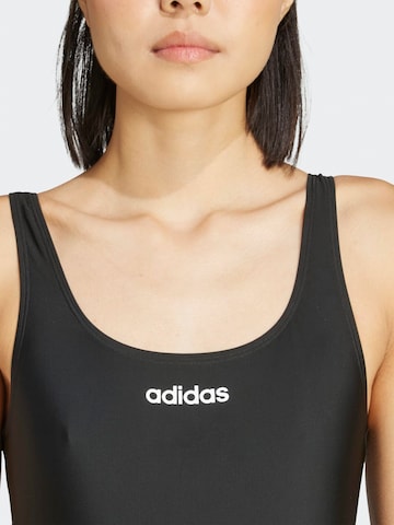ADIDAS SPORTSWEAR Bustier Sportbadeanzug 'ESS' in Schwarz
