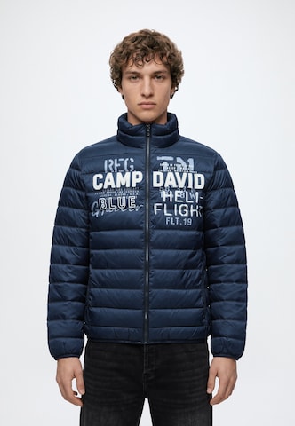 CAMP DAVID - Chaqueta de entretiempo en azul: frente