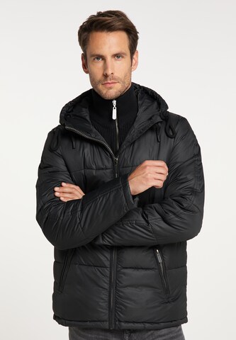 ICEBOUND Winter Jacket in Black: front