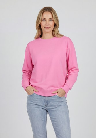 Sweat-shirt CALEY en rose : devant