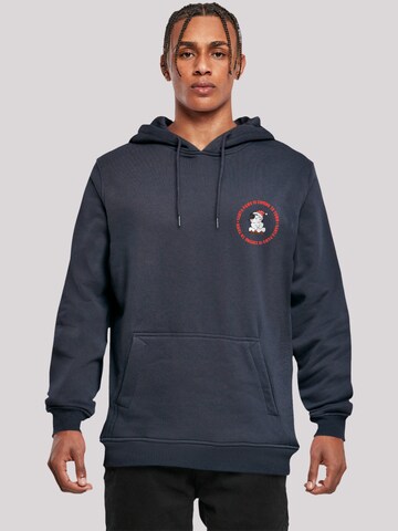 Sweat-shirt 'Sansta Paws Christmas Cat Breast' F4NT4STIC en bleu : devant