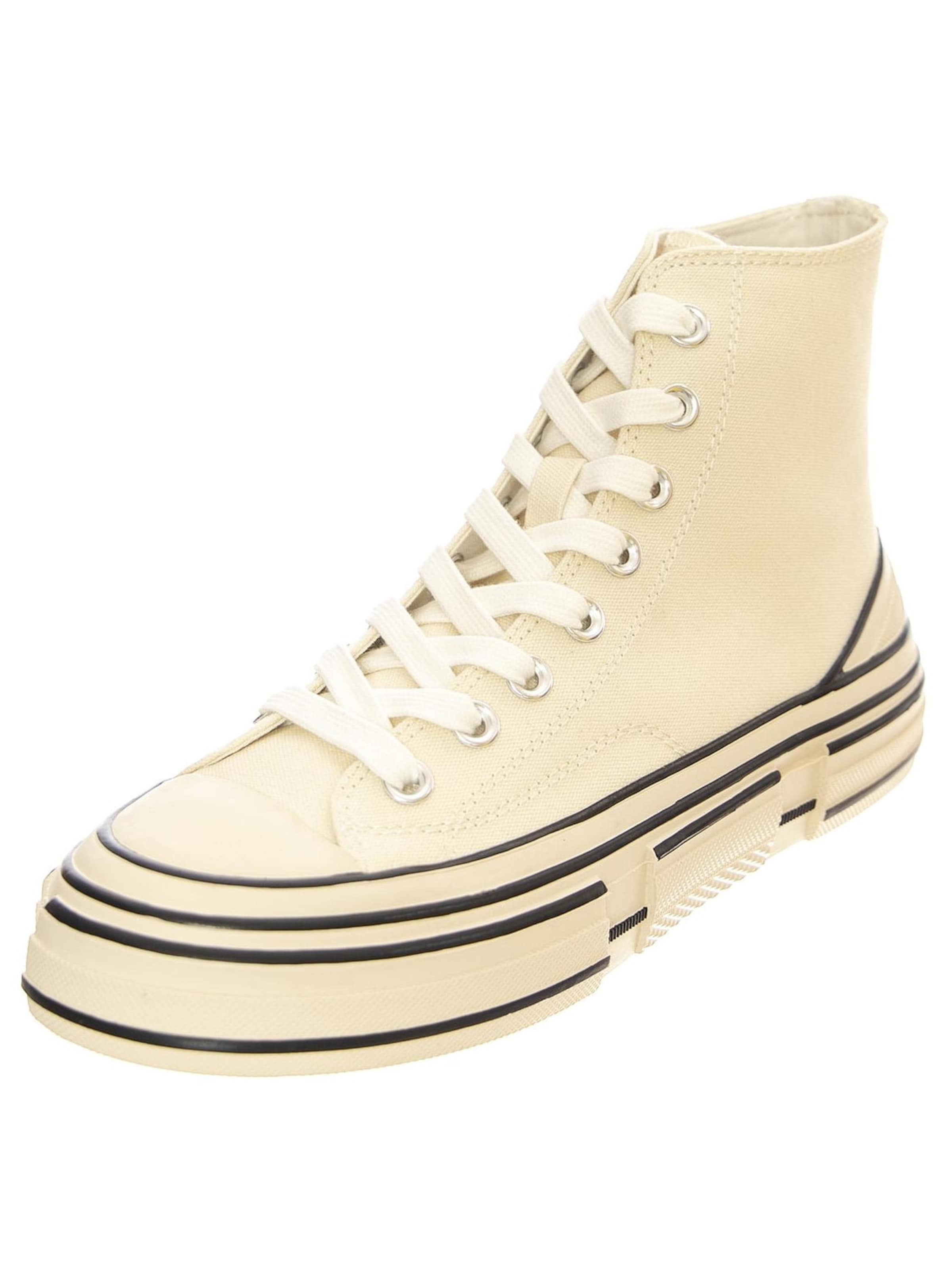 Jeffrey Campbell Athletic Lace-Up Shoes 'JC Play Endorphin-H Lilac Cream Shoes' in White: front