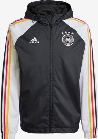 ADIDAS SPORTSWEAR Athletic Jacket 'DFB DNA' in Black: front