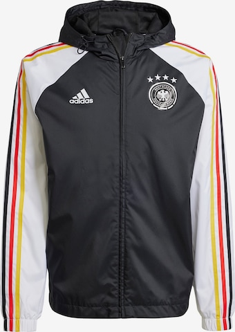 ADIDAS SPORTSWEAR Athletic Jacket 'DFB DNA' in Black: front