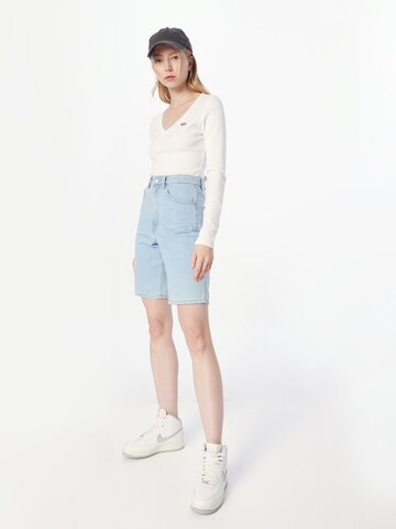 LEVI'S ® Tričko 'LS Vneck Baby Tee' - Béžová