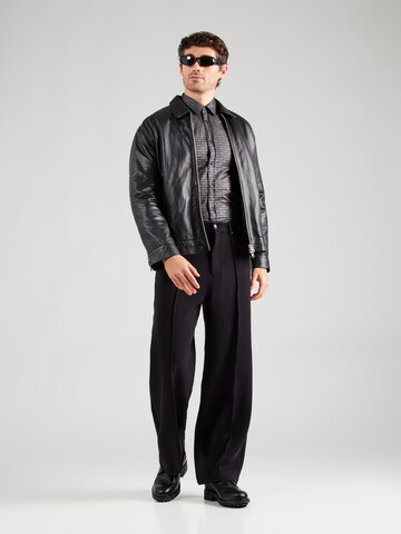 HUGO Slim fit Srajca 'Elisha02' | črna barva