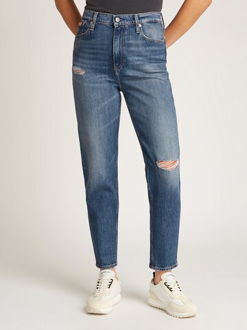 Calvin Klein Jeans Конический (Tapered) Джинсы в Синий: спереди