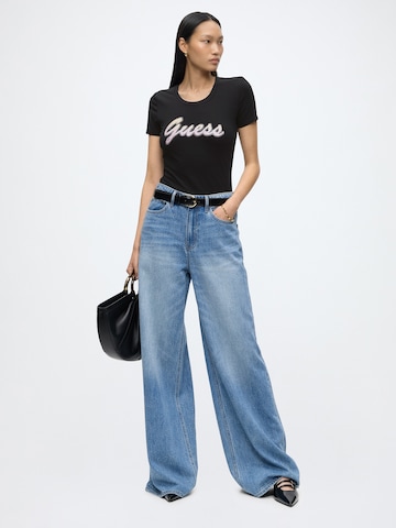 Tricou 'DEGRADE' de la GUESS pe negru