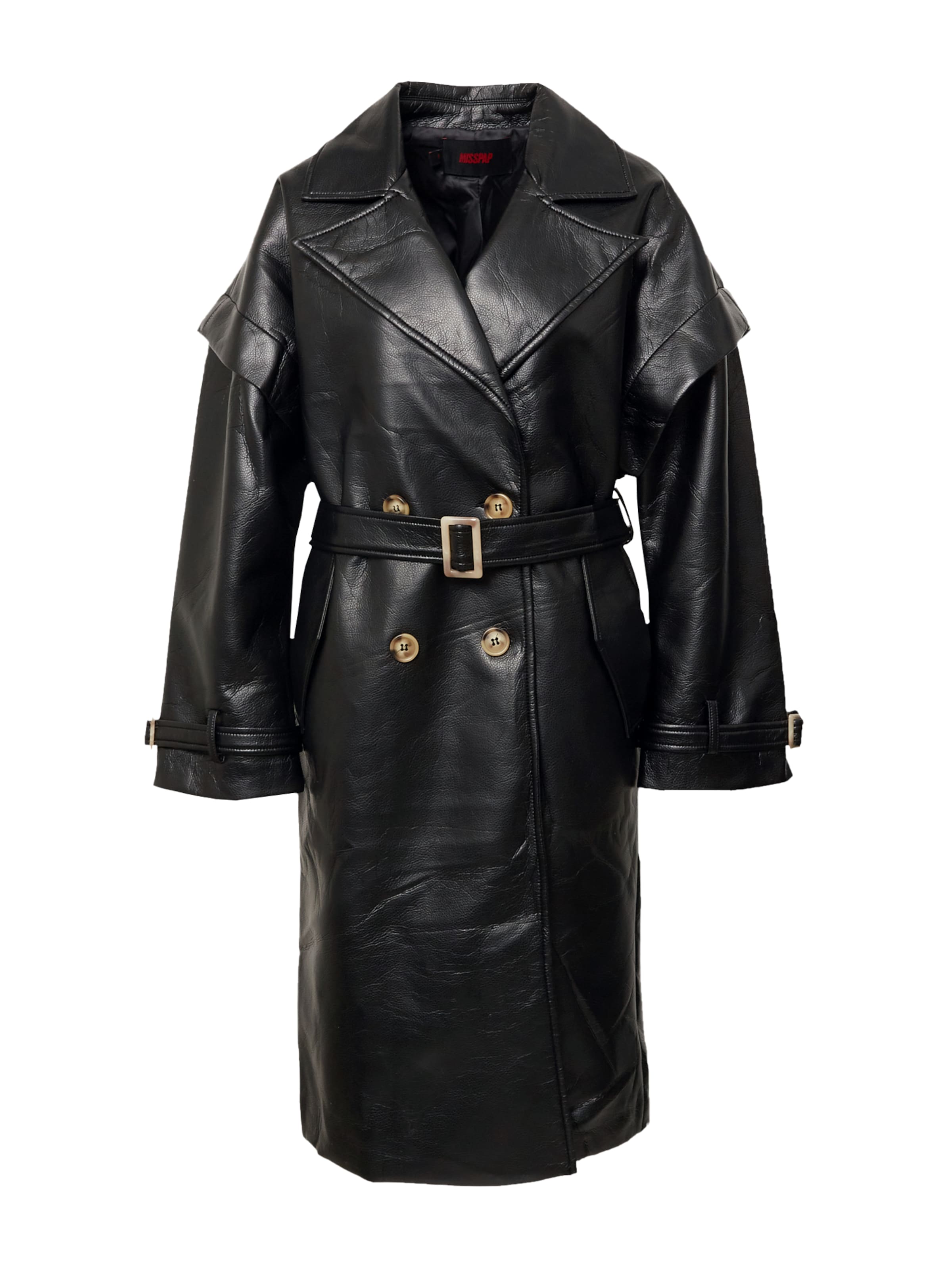 Misspap Ανοιξιάτικο και φθινοπωρινό παλτό σε μαύρο, Άποψη προϊόντος