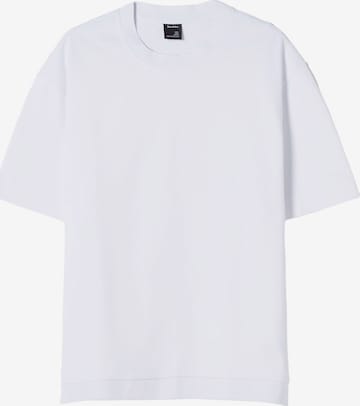 Bershka Shirt in Wit: voorkant