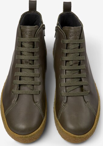 CAMPER Lace-Up Boots 'Peu Terreno' in Green