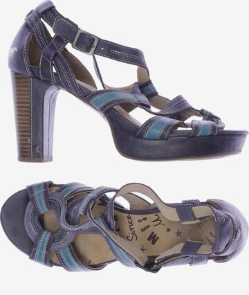MUSTANG Sandals & High-Heeled Sandals in 40 in Blue: front