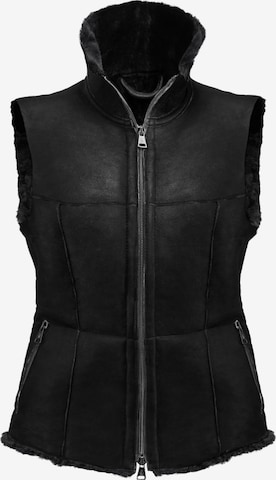 Werner Christ Horse Vest 'Kimberly' in Black: front