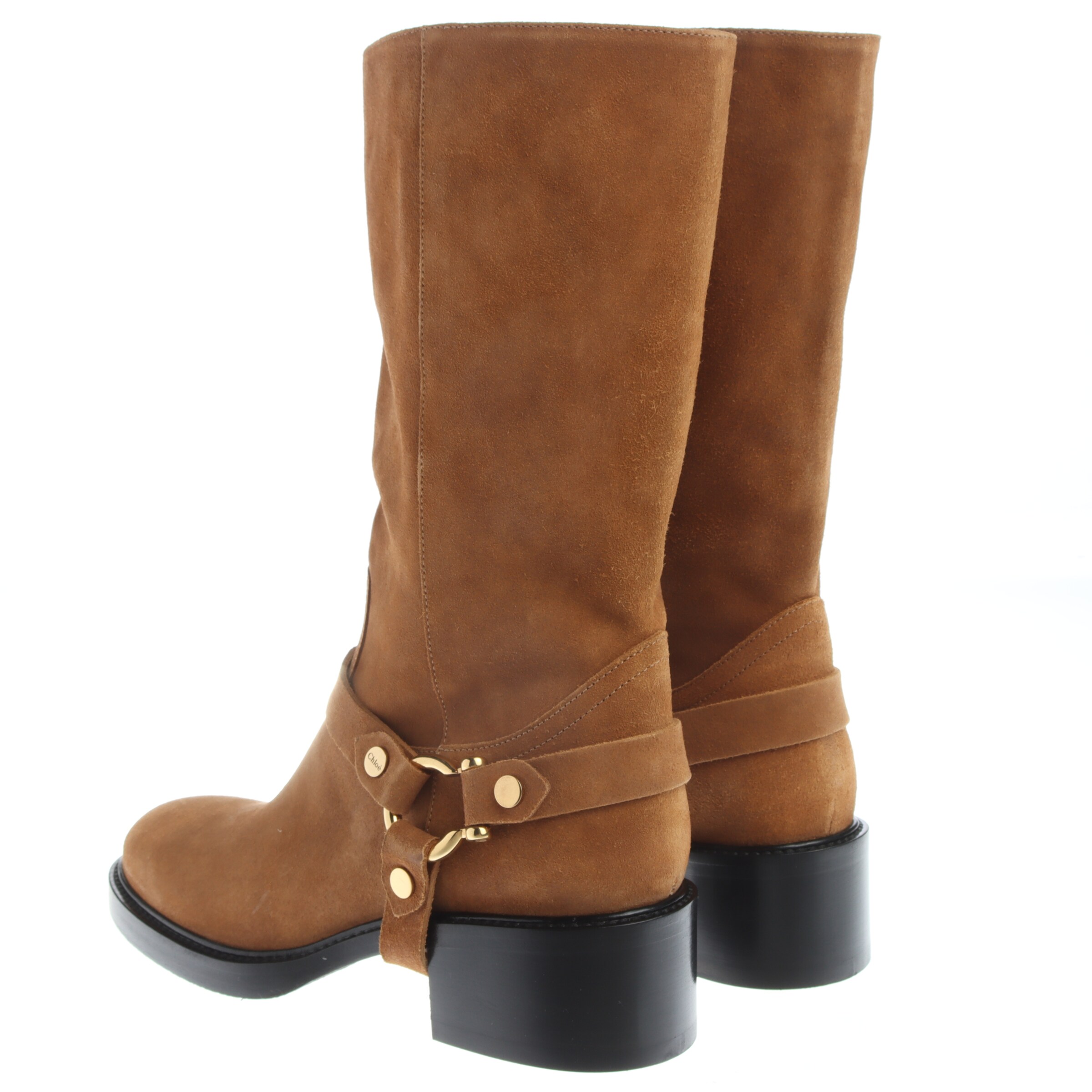 Chloé Dress Boots in 38 in Brown