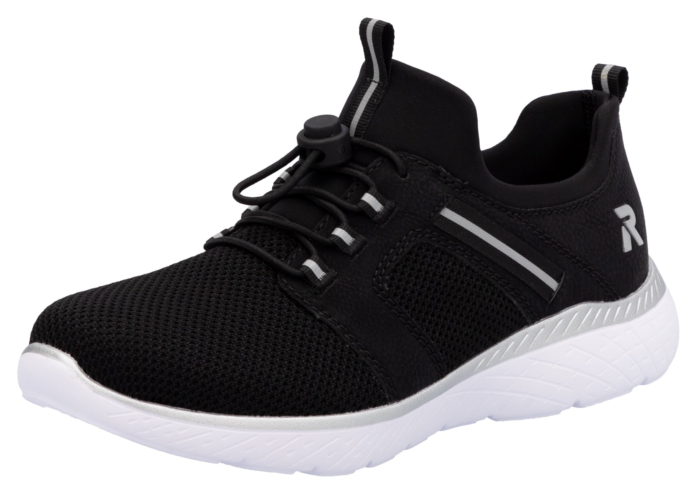 Rieker Sport Sneaker in Schwarz: Vorderseite