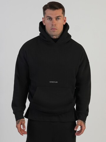 SikSilk Sweatshirt in Black: front