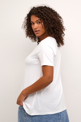 KAFFE CURVE - Camisa 'Jena' em branco