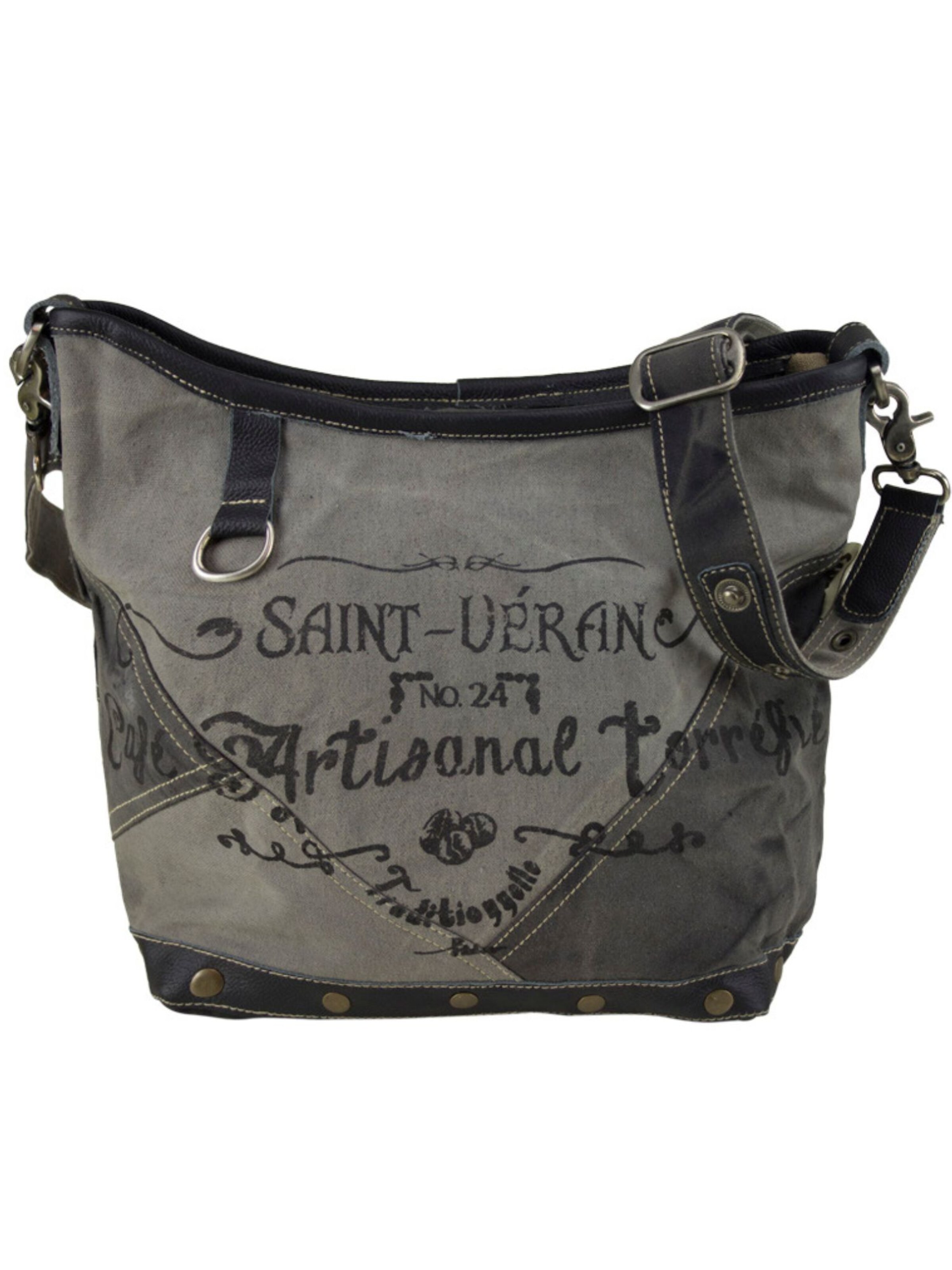 Sunsa Umhängetasche 'Sunsa'‌‌‌‌‌‌‌‌ in Grau: Vorderseite