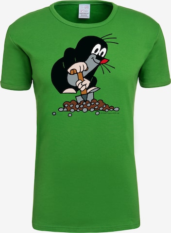 LOGOSHIRT Shirt in Groen: voorkant