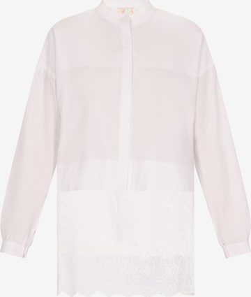 Camicia da donna di IZIA in bianco: frontale