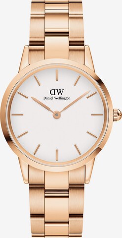 Daniel Wellington Uhr in Gold: front