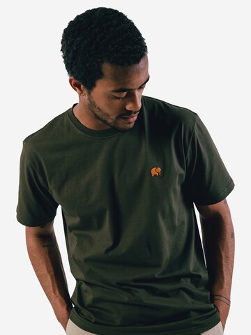 Trendsplant Regular Fit Hemd Freizeit ' ESSENTIAL ' in Grün