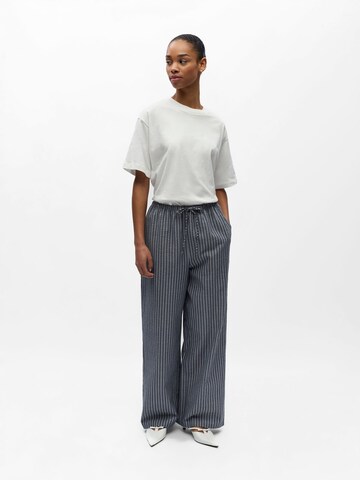 Wide Leg Pantalon 'OBJLunia' OBJECT en bleu