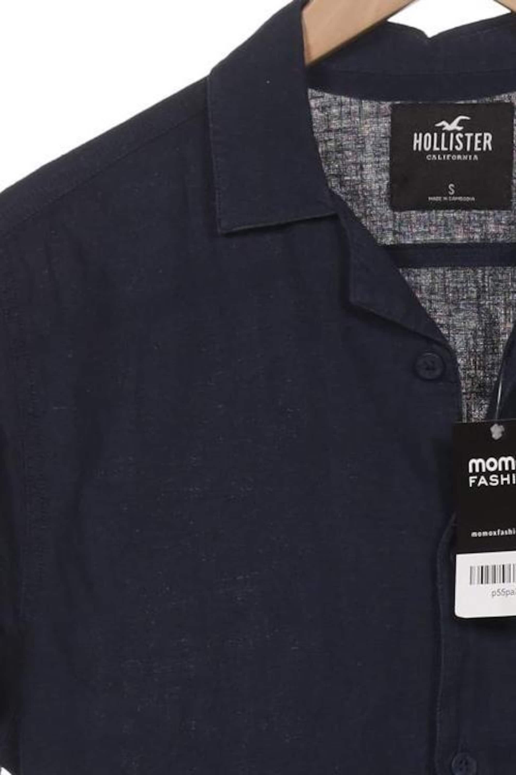 HOLLISTER Button Up Shirt in S in Blue