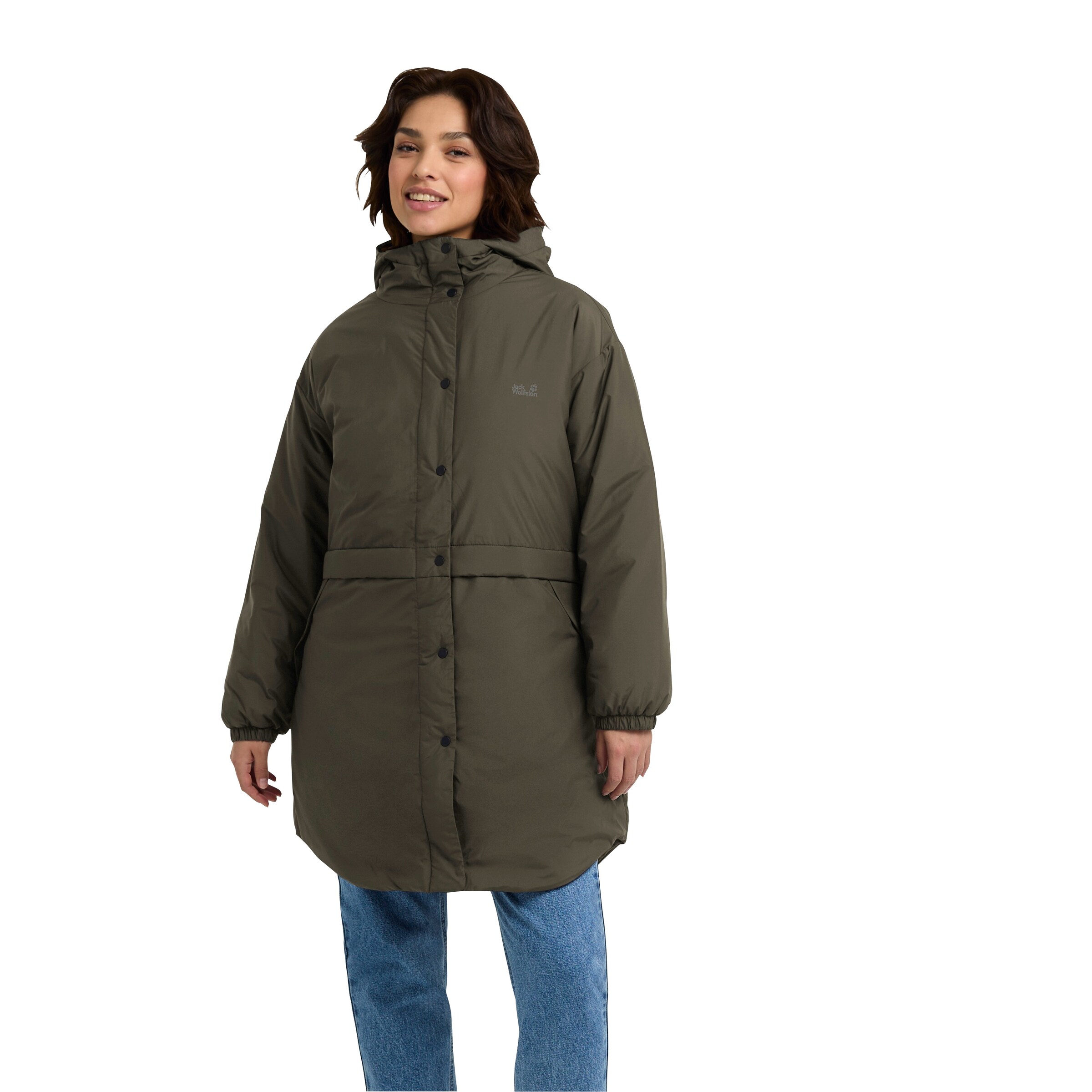 JACK WOLFSKIN Performance Jacket in Green: front