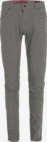 CIPO & BAXX Slimfit Broek 'Stan 2' in Grijs: voorkant