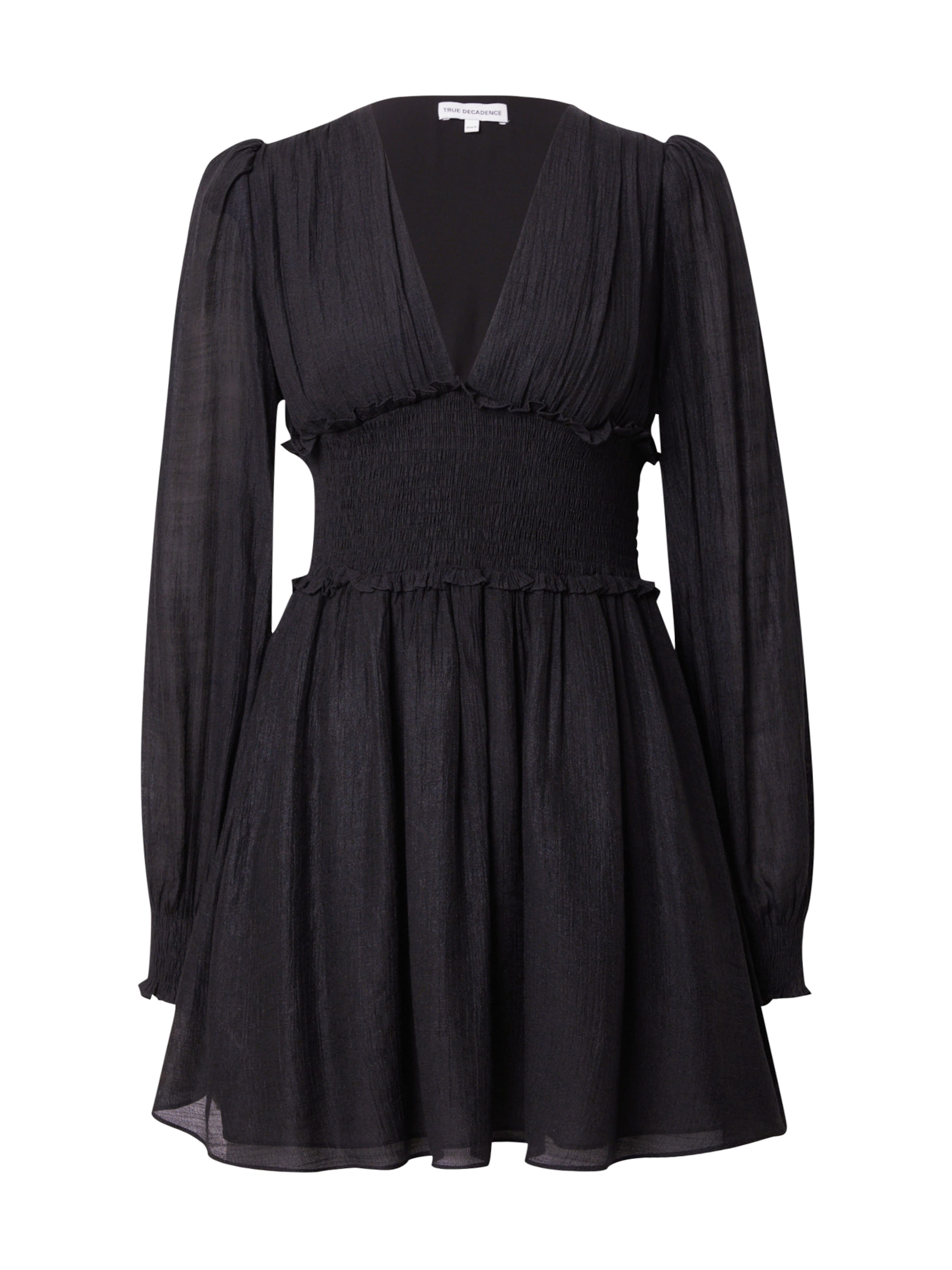 True Decadence Dress in Black: front