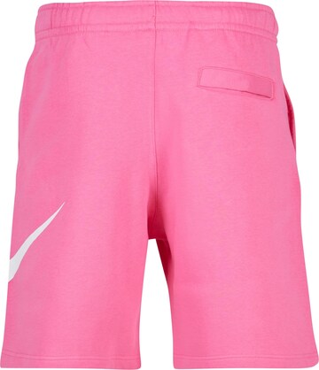 Regular Pantalon 'Club' Nike Sportswear en rose