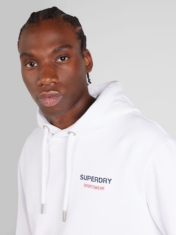 Superdry Bluzka sportowa 'Locker' w kolorze biały