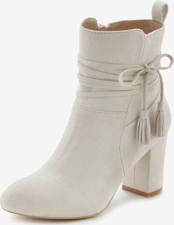 Bottines LASCANA en beige : devant