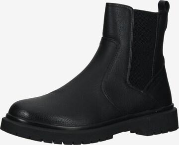 BULLBOXER Chelsea boots in Zwart: voorkant