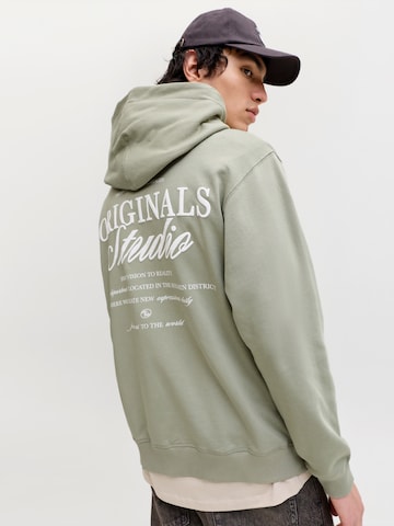 JACK & JONES Sweatshirt 'JORNORREBRO' i grön