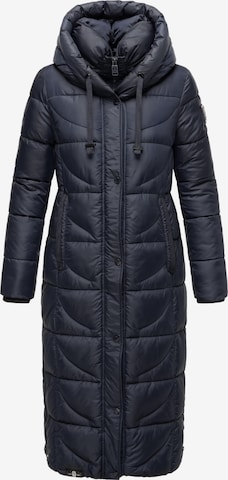 Manteau d’hiver 'Waffelchen' NAVAHOO en bleu : devant