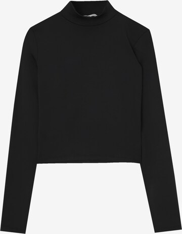 Pull&Bear Shirt in Zwart: voorkant