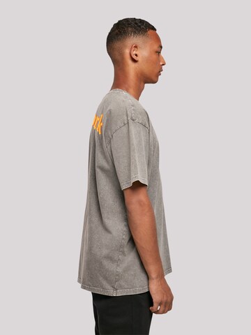 T-Shirt 'New York' F4NT4STIC en gris