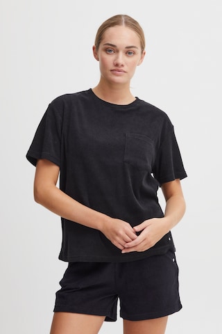 Oxmo Shirt in Zwart: voorkant